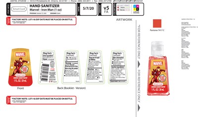 Marvel Ironman Hand Sanitizer (Marvel Ironman Hand Sanitizer)